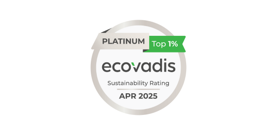 <p><span style="font-size: 12pt;">Platinum διάκριση από την EcoVadis <strong>κατατάσσοντάς μας στο κορυφαίο 1% των πιο βιώσιμων επιχειρήσεων</strong> του κλάδου μας παγκοσμίως.</span></p>
